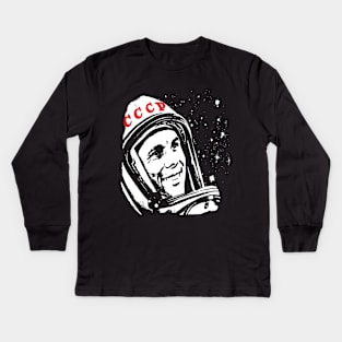 Yuri Gagarin Kids Long Sleeve T-Shirt